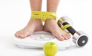 Pesatura e metodi per perdere peso di 7 kg a settimana