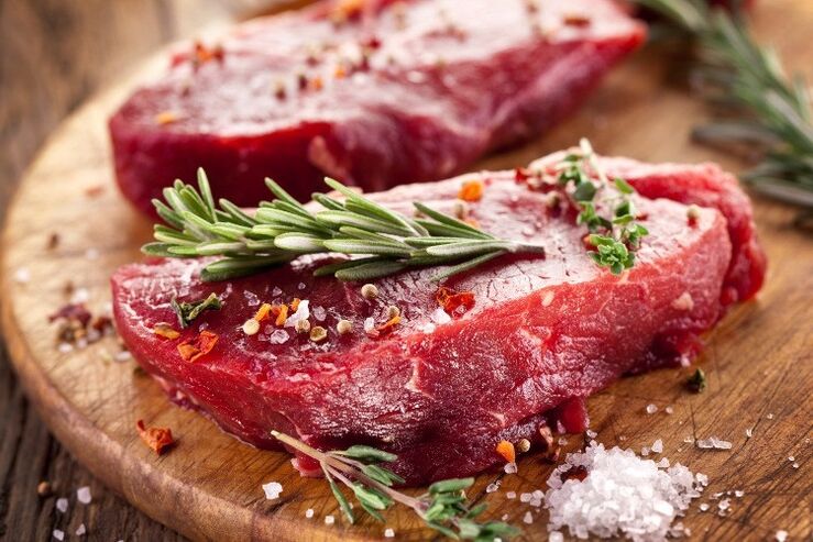 Bistecca di carne per la dieta chetogenica