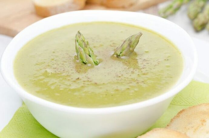 Pura di asparagi